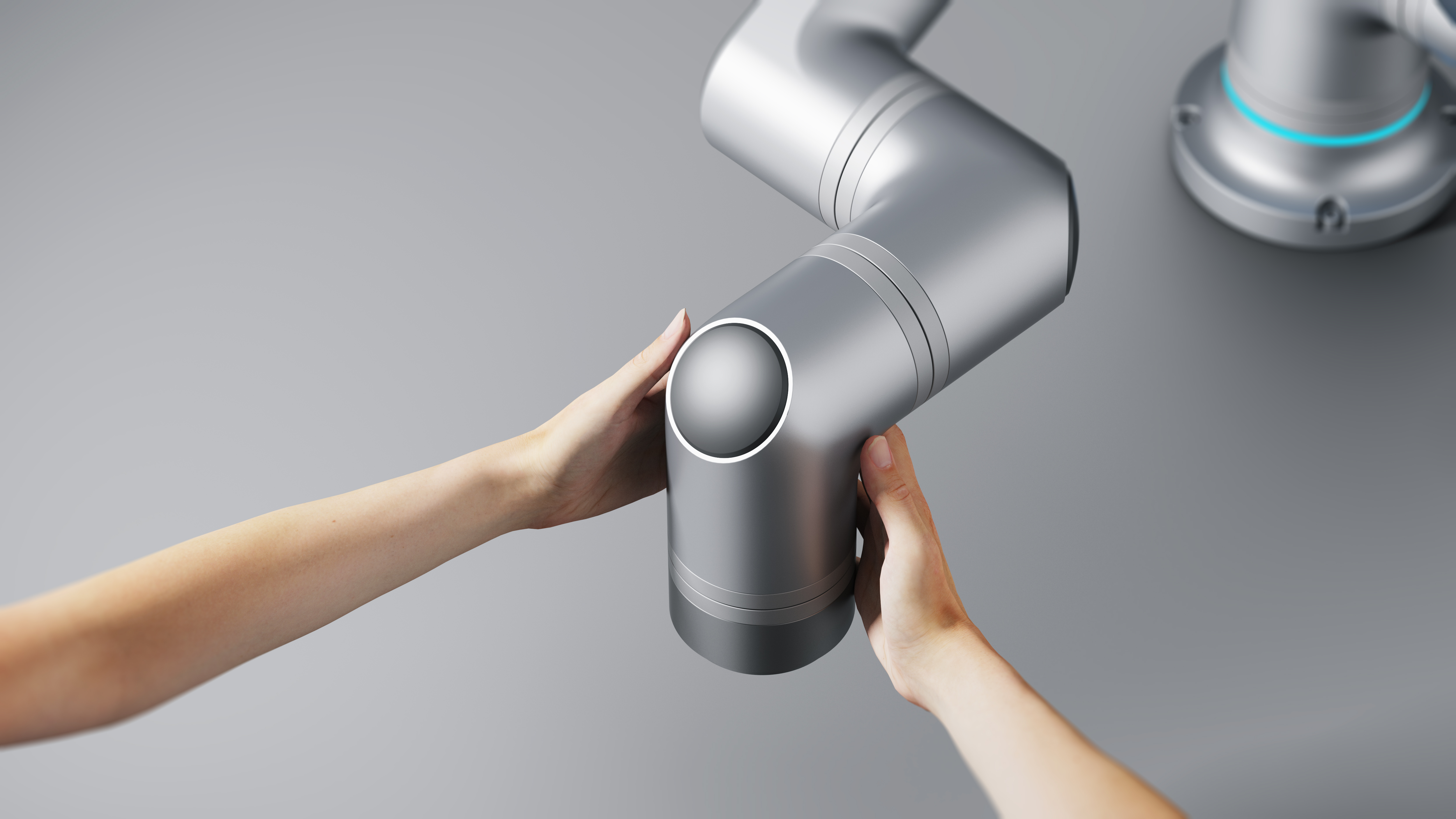 Mechanical arm，robot，industrial design，Coffee robot，