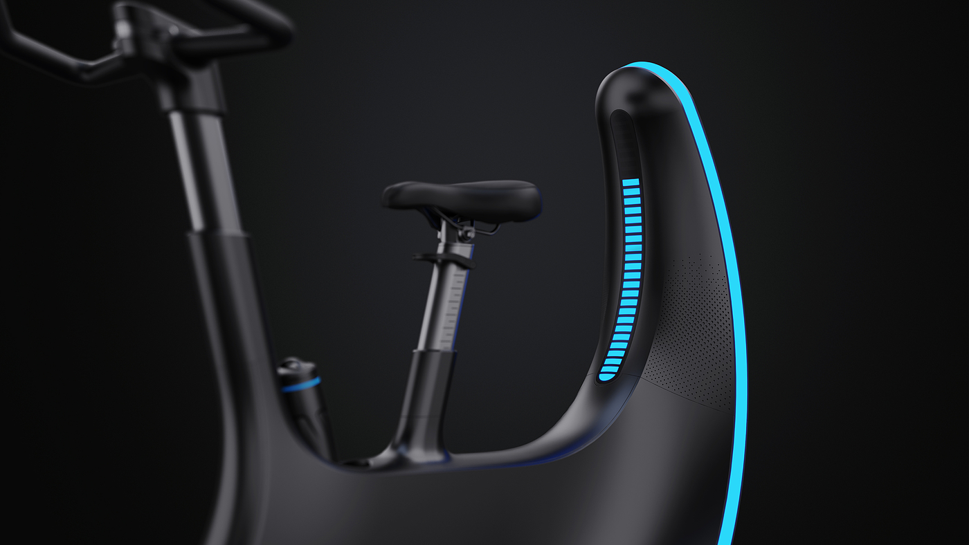 Spinning bike，Fitness Equipment，industrial design，