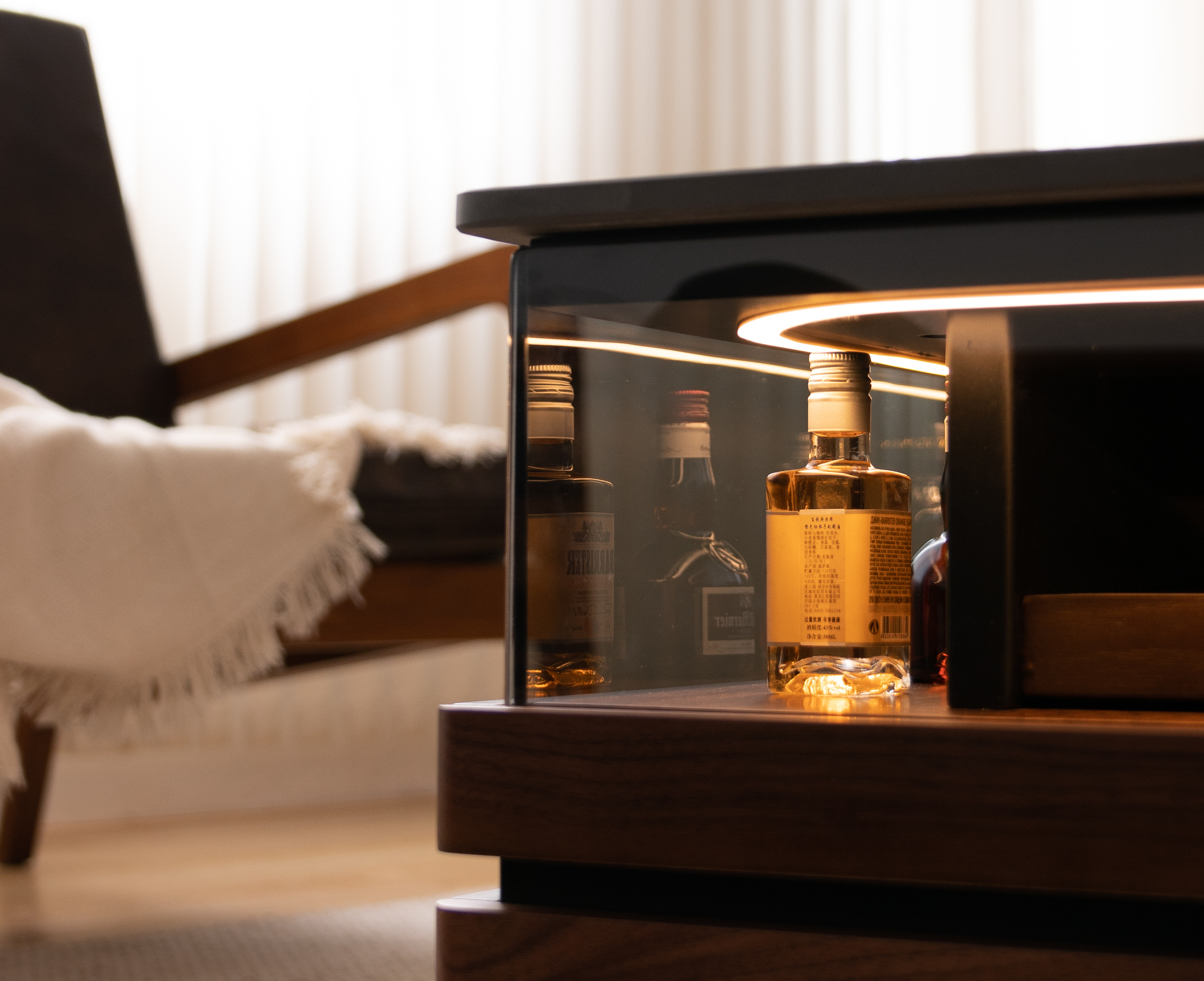 Solid wood furniture，furniture design ，product design，tea table，Display cabinet，