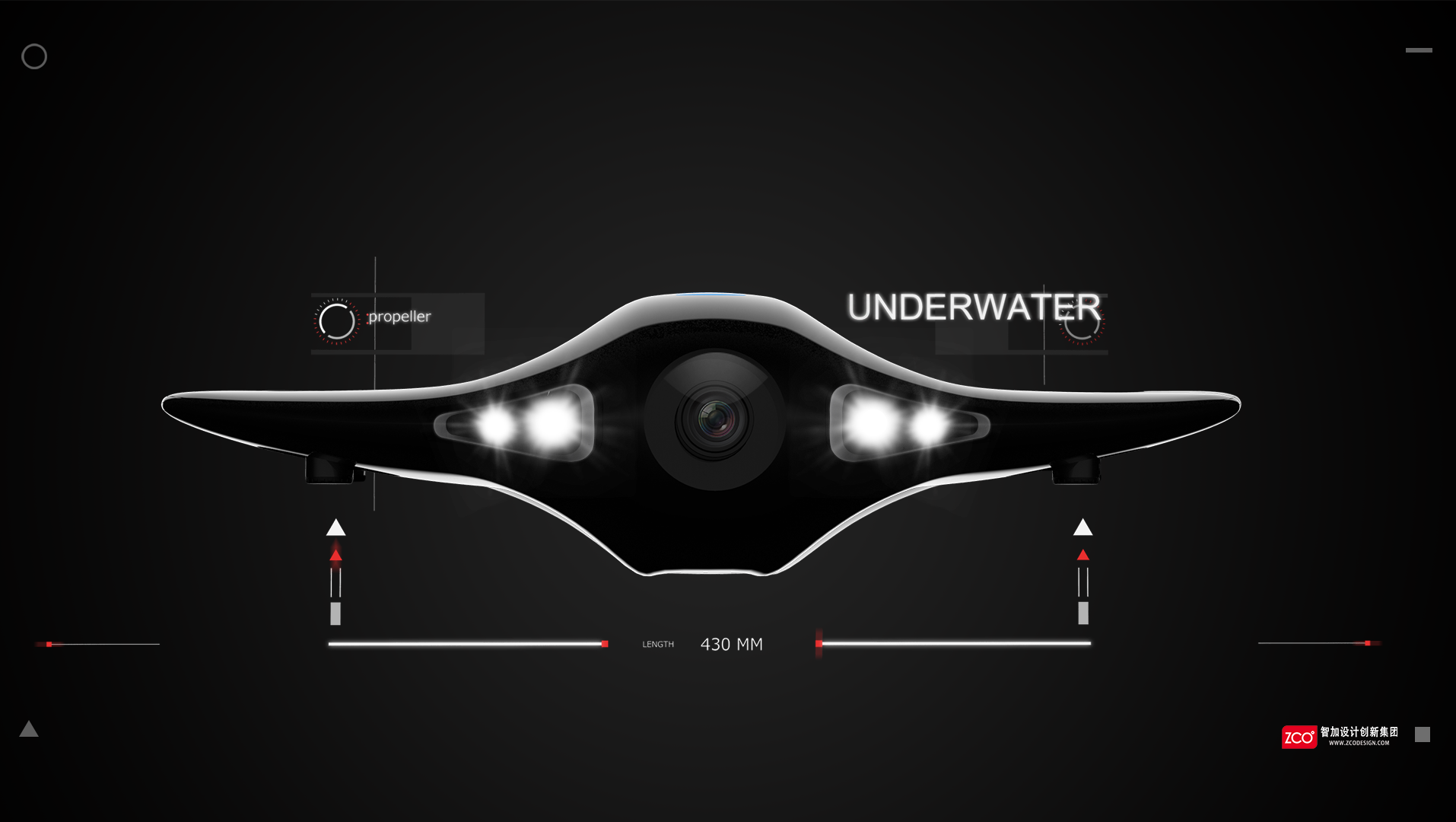 Zhijia design，Underwater vehicle，robot，