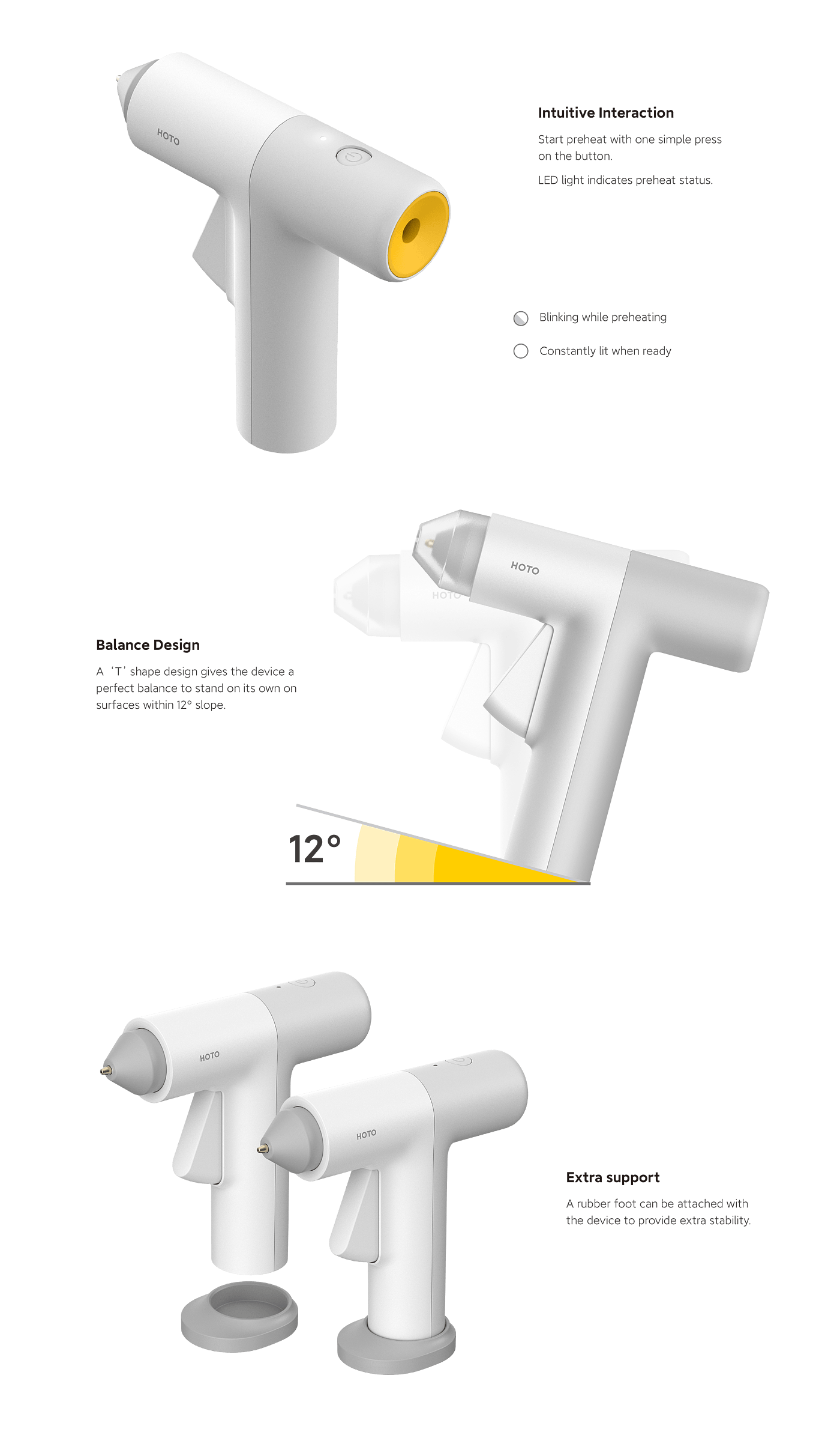 Hot melt glue gun，diy，Wireless Tools，cmf，industrial design，product design，manual，