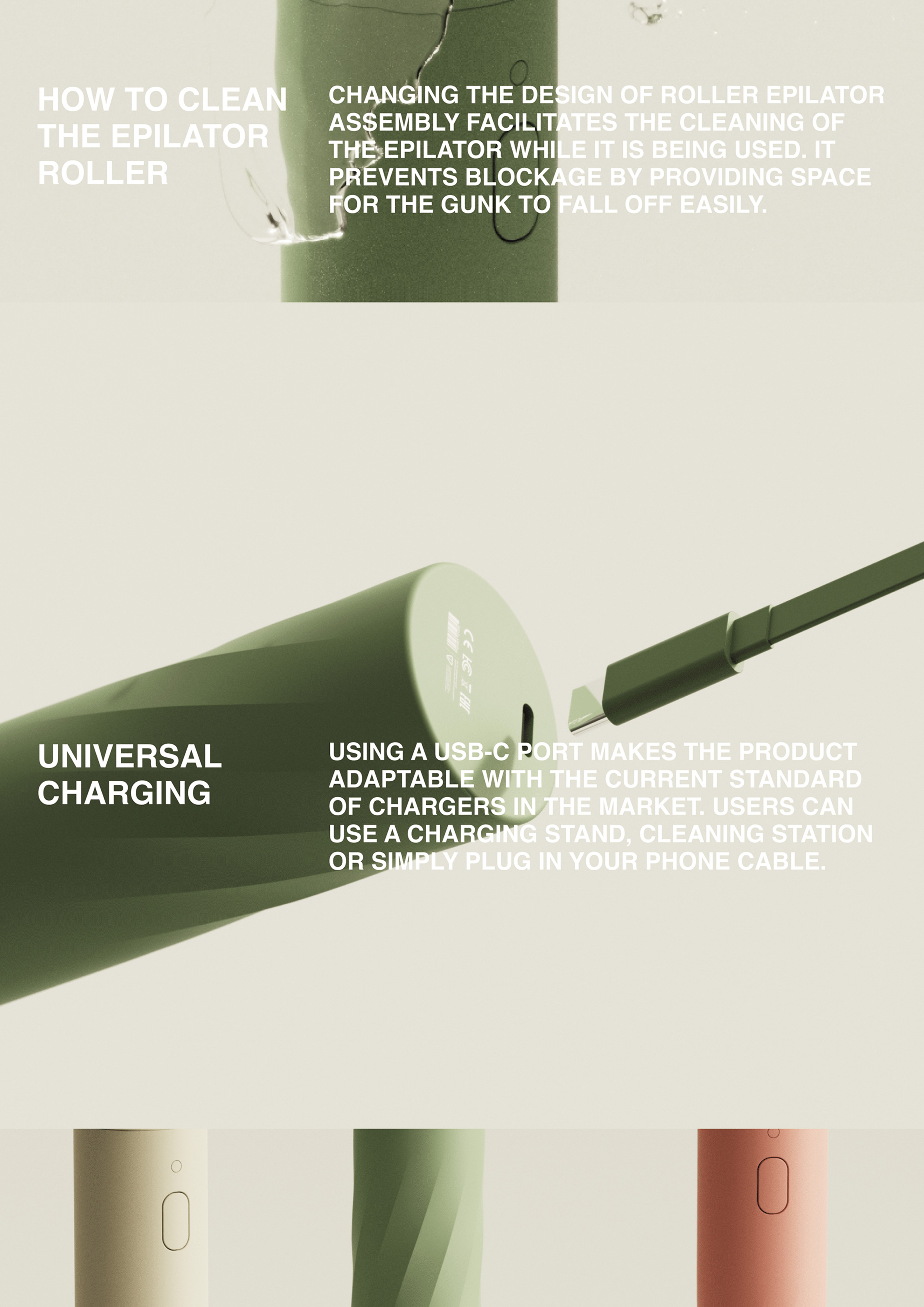 Glade，Sustainable hair removal instrument，