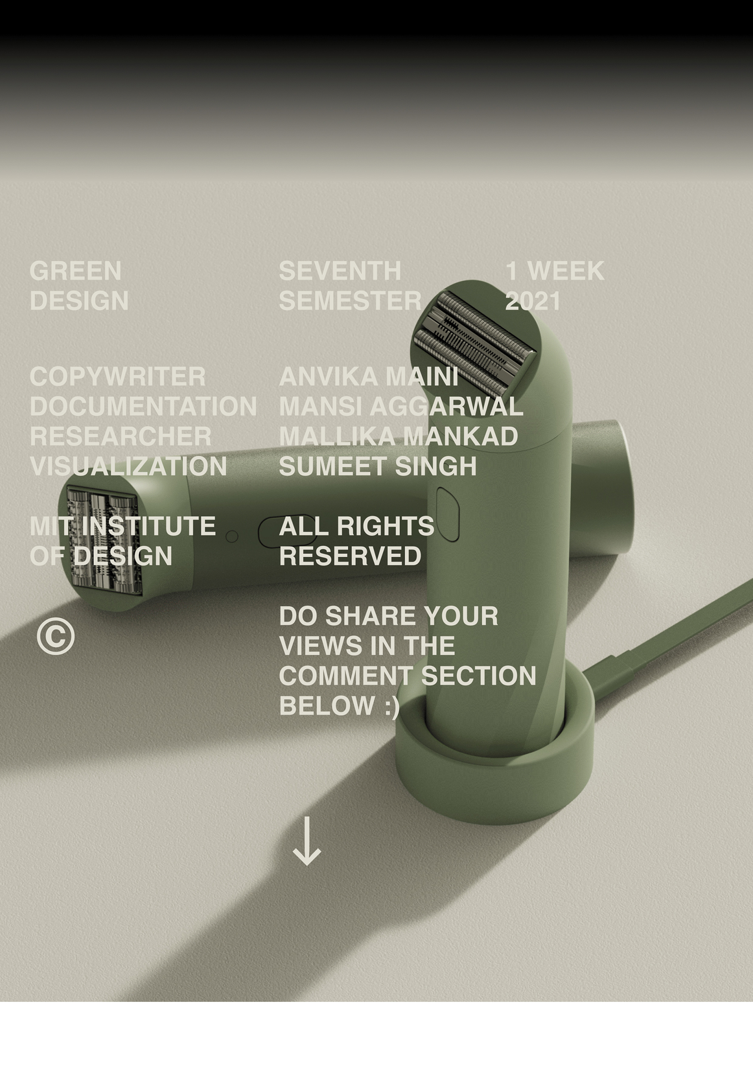 Glade，Sustainable hair removal instrument，