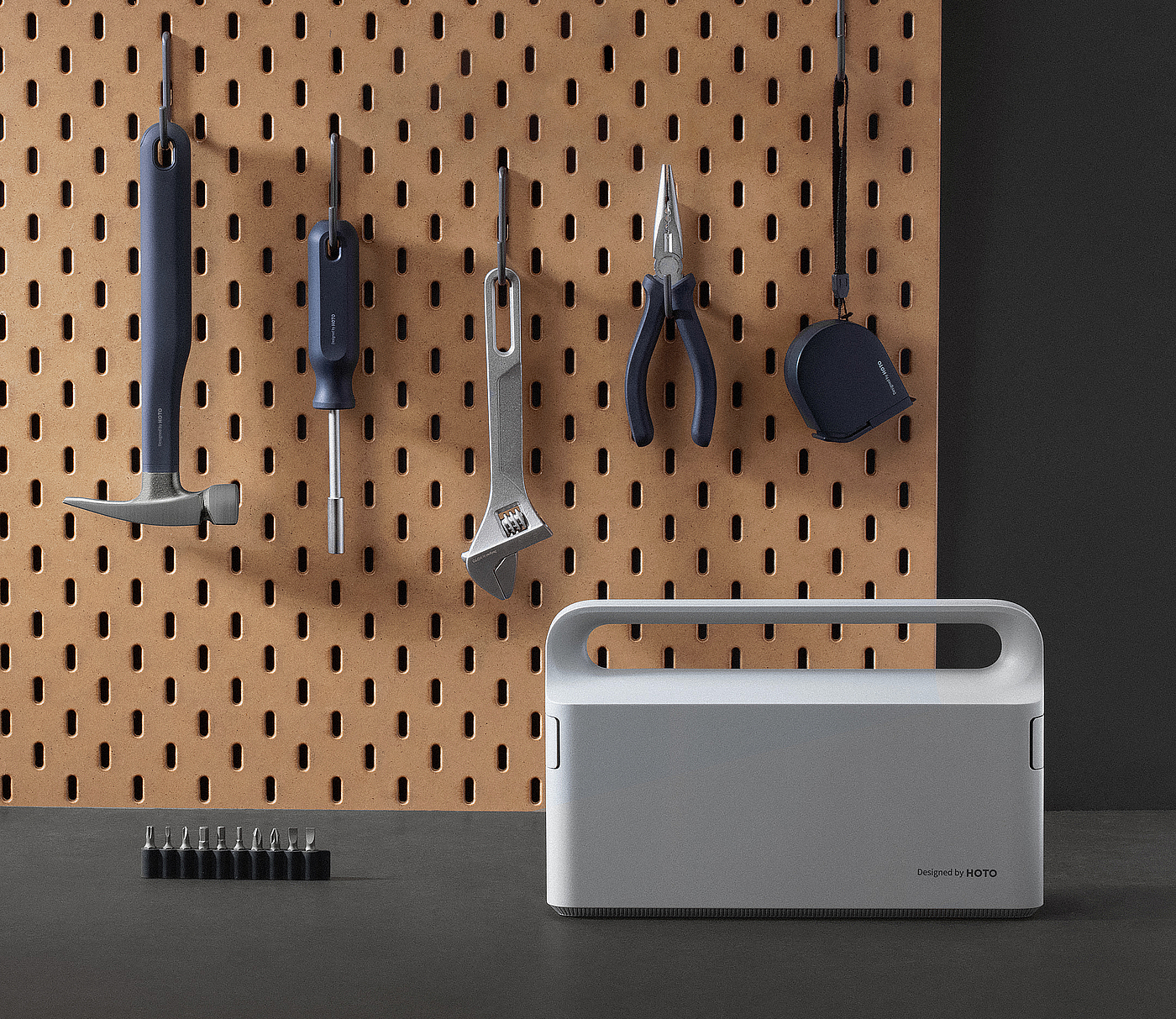 industrial design，product design，Tool set，Household tools，Red Dot Design Award，If design award，cmf，diy，