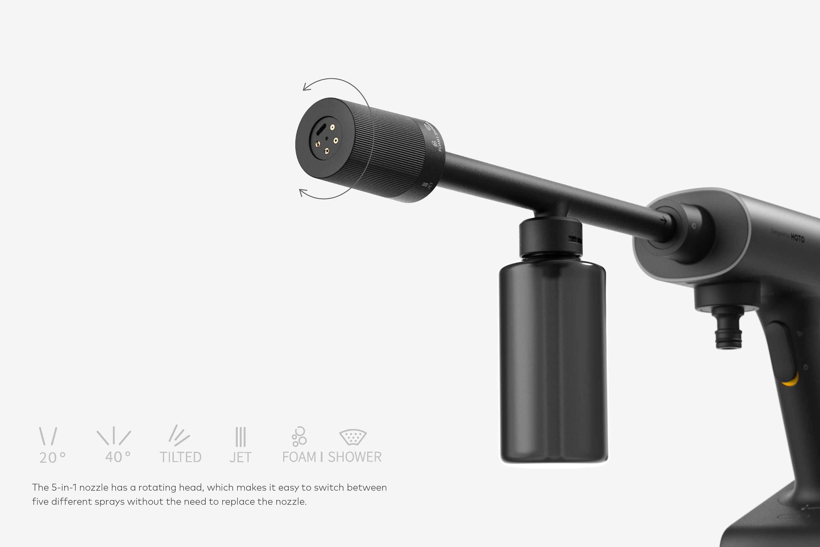 High pressure water gun，Household tools，industrial design，product design，diy，Little Monkey Tools，