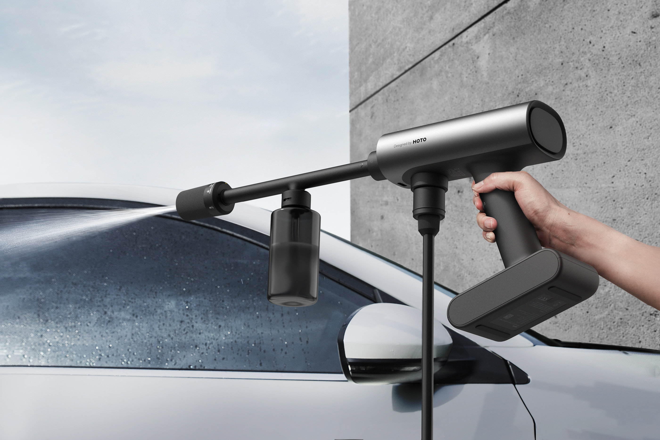 High pressure water gun，Household tools，industrial design，product design，diy，Little Monkey Tools，