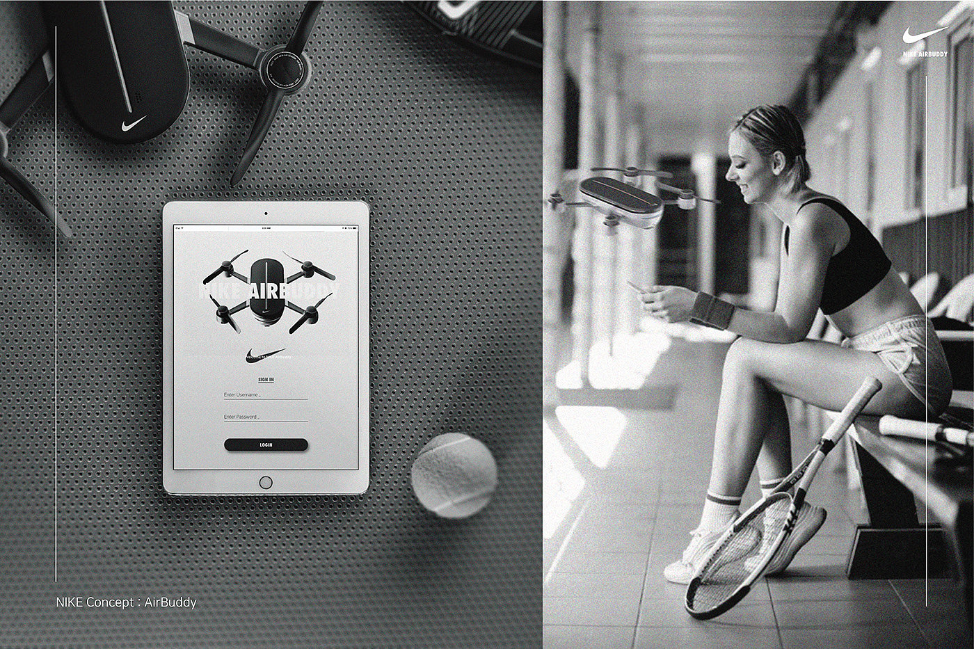 nike，UAV，Digital，AirBuddy，