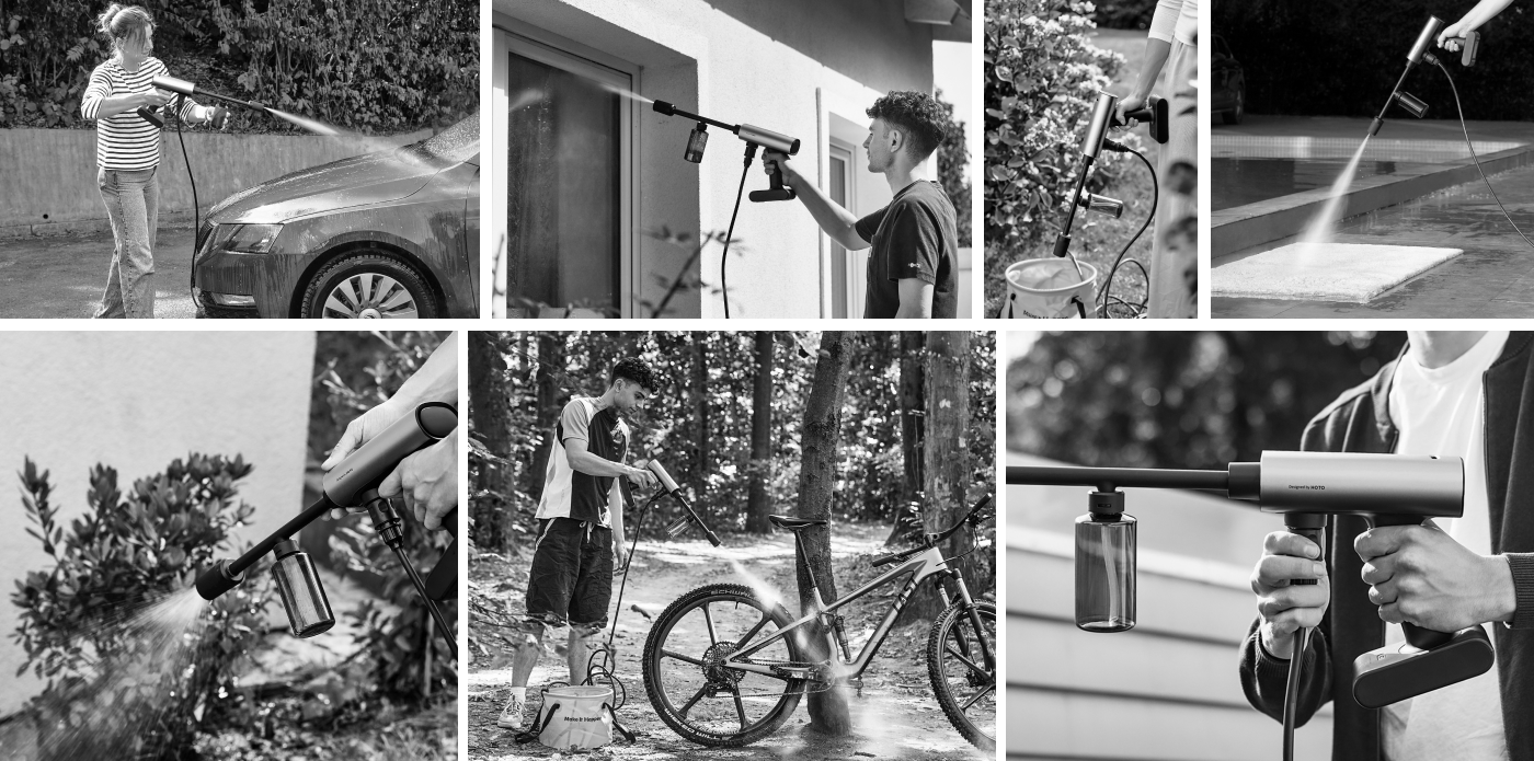 High pressure water gun，Household tools，industrial design，product design，diy，Little Monkey Tools，