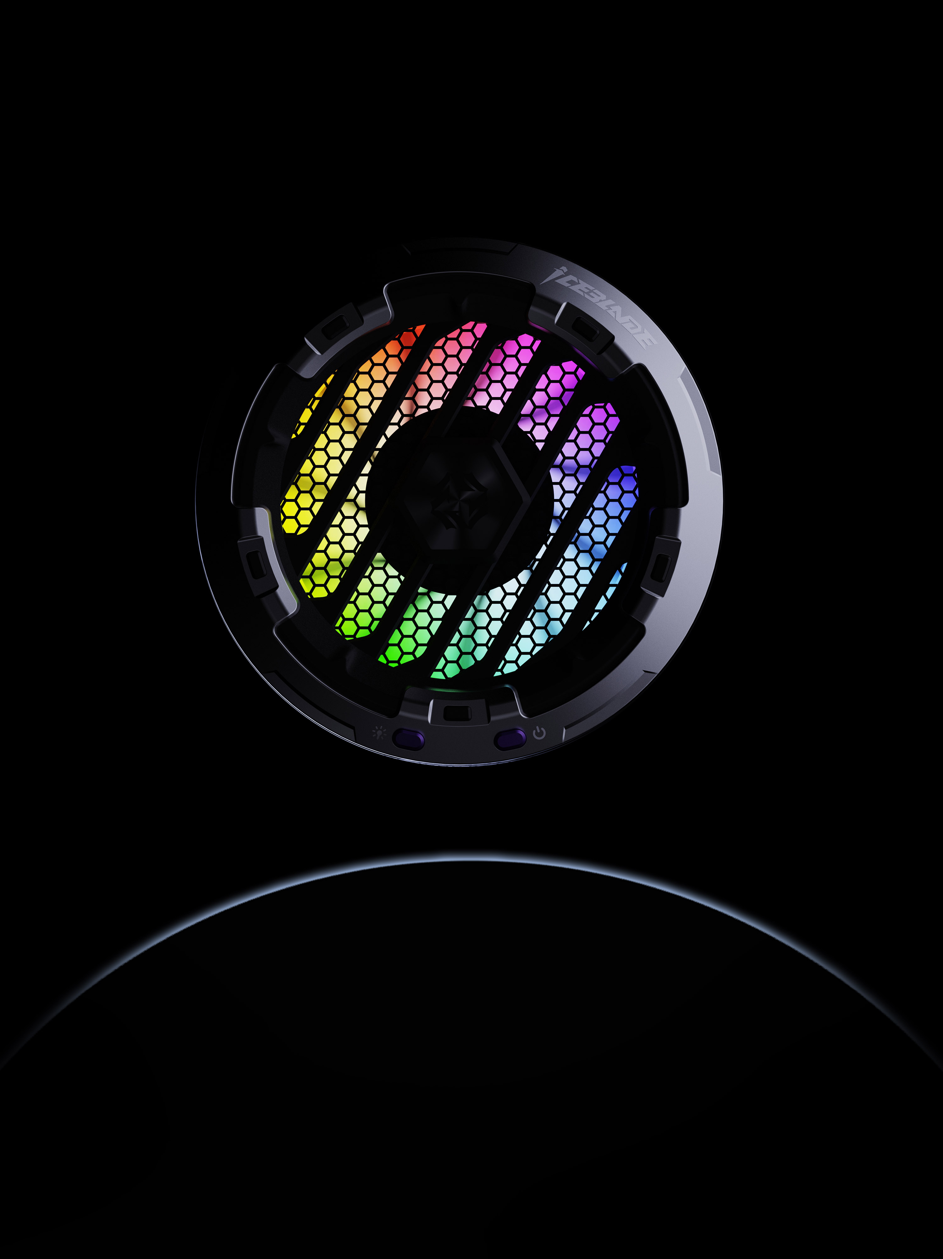 Flat radiator，radiator，IPAD heat sink，PIVA，PIVA radiator，Paiwei Radiator，Ice blade radiator，Mecha sci-fi，