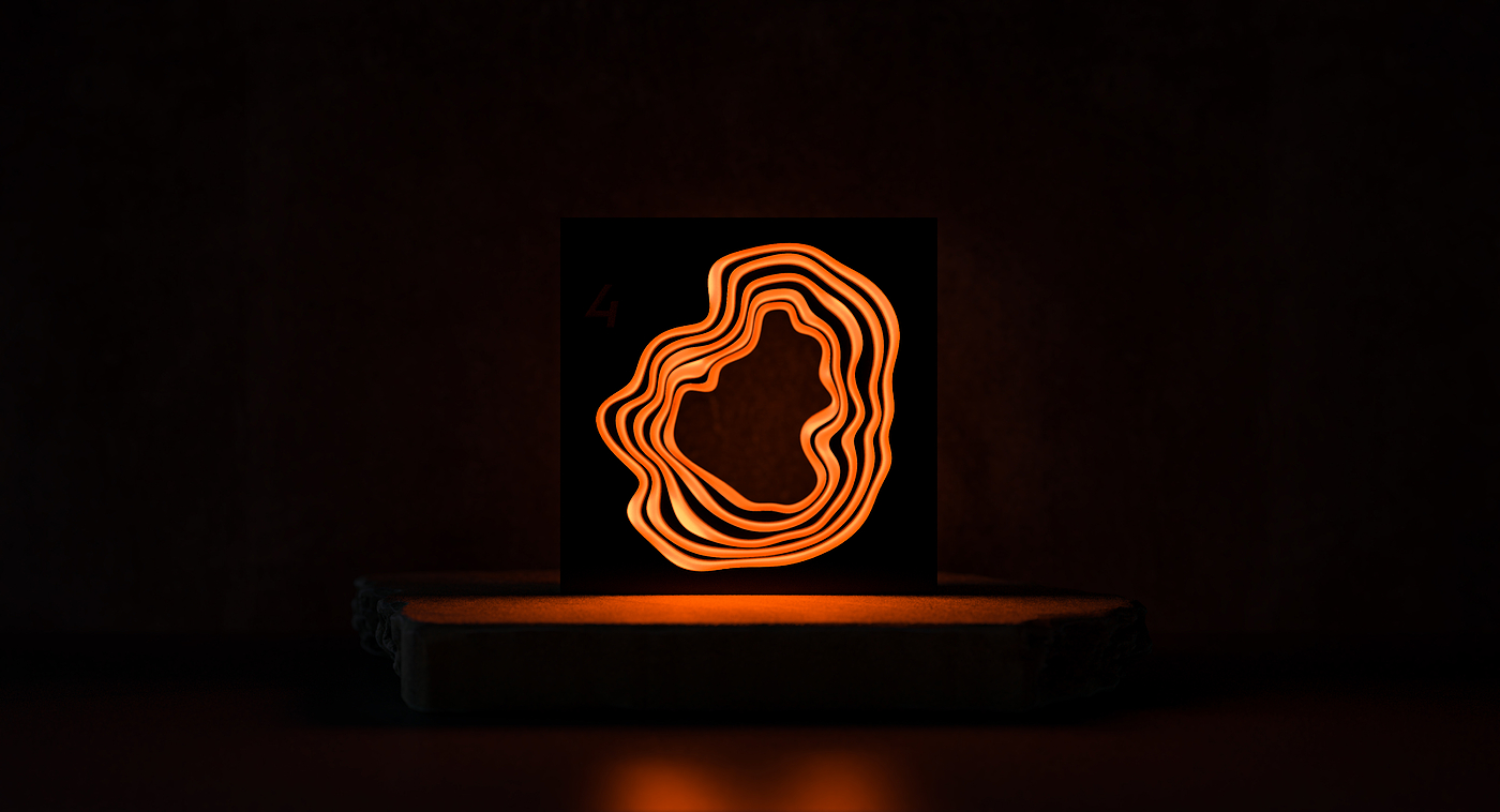 Atmosphere lamp，Lighting lamps，packing design，originality，Product rendering，annual ring，Product animation，Visual expression，