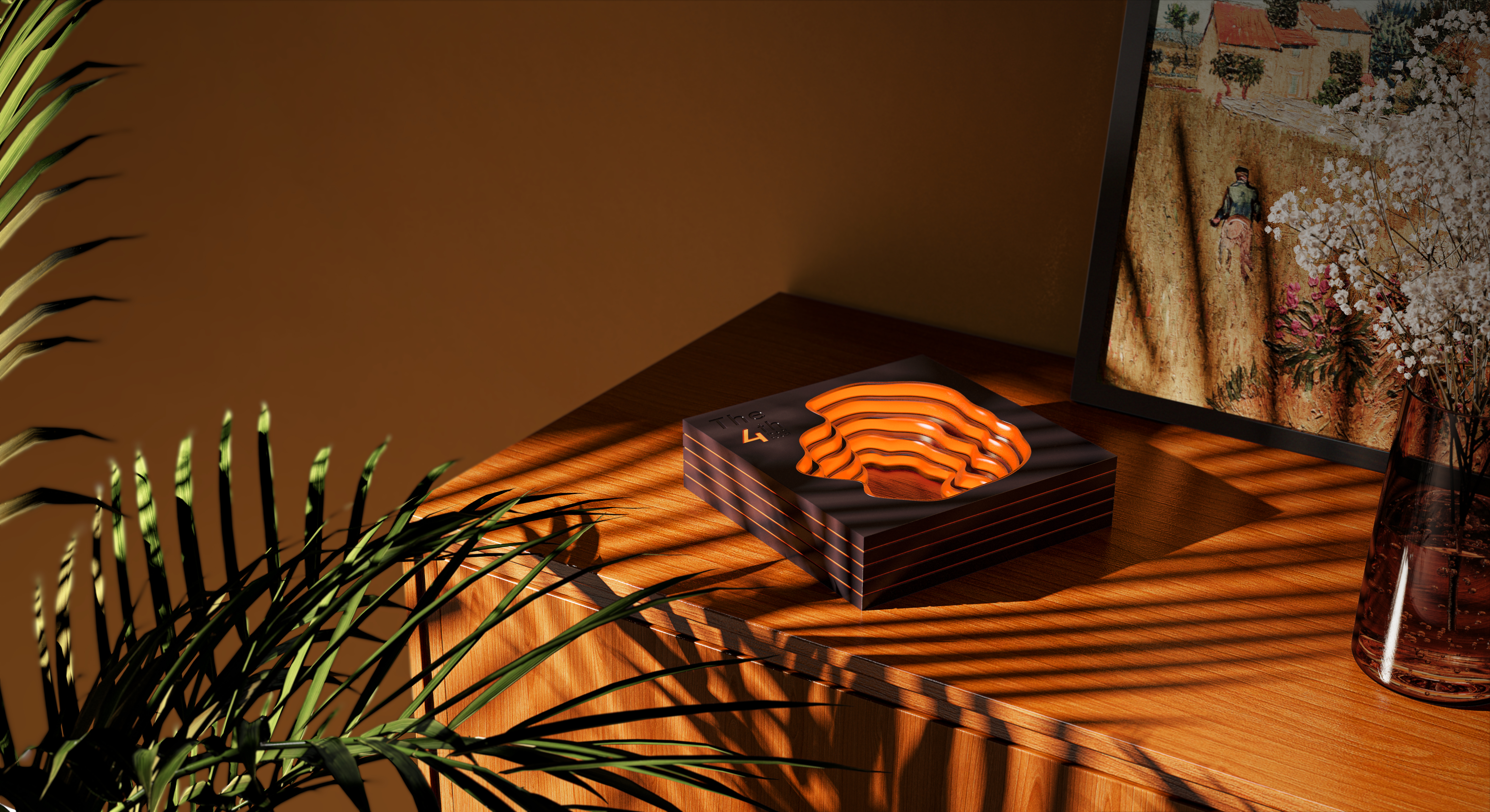 Atmosphere lamp，Lighting lamps，packing design，originality，Product rendering，annual ring，Product animation，Visual expression，