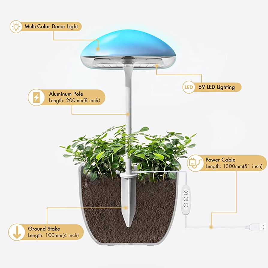 Plant growth lamp，outdoor light，camping，atmosphere，indoor，lighting，Home，jellyfish，