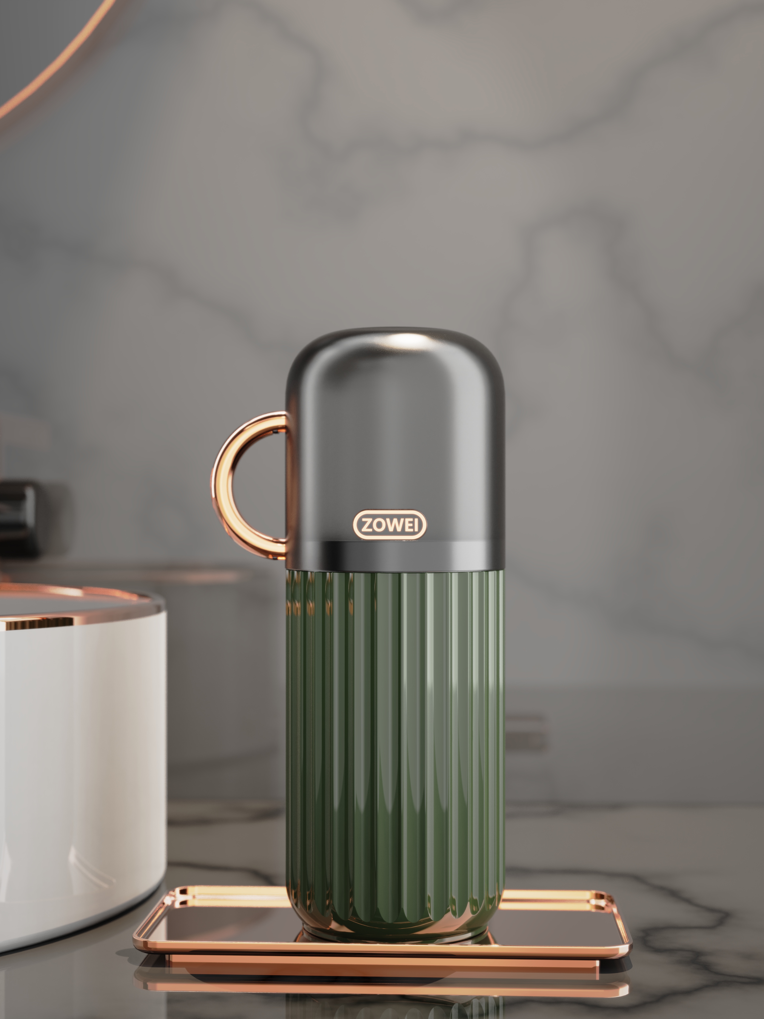 Light Luxury Simple Travel Cup，