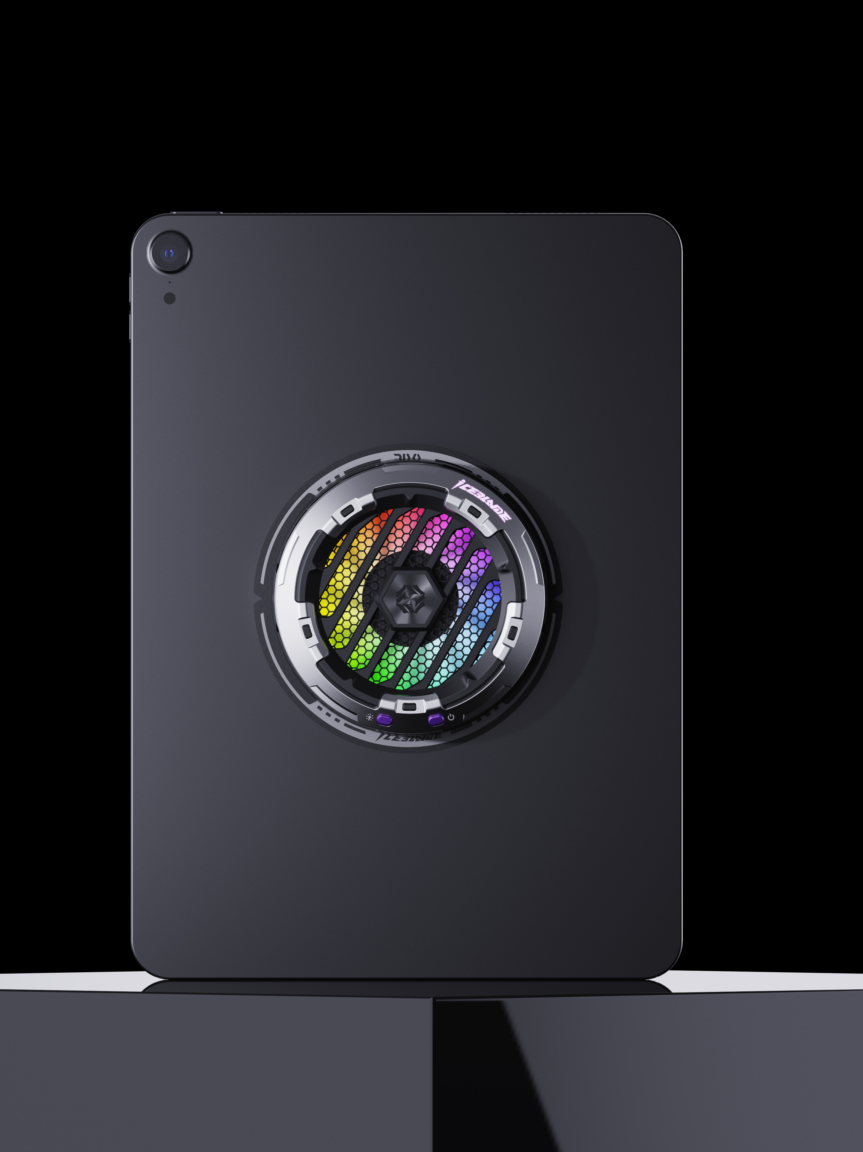 Flat radiator，radiator，IPAD heat sink，PIVA，PIVA radiator，Paiwei Radiator，Ice blade radiator，Mecha sci-fi，