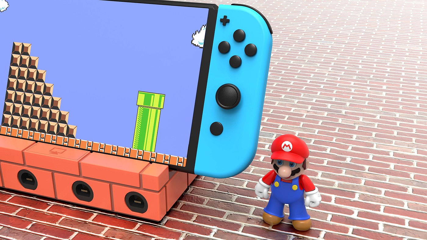 Nintendo switch，Game accessories，recharge stand，Host Game，appearance design id design，Nintendo，PSP，game，