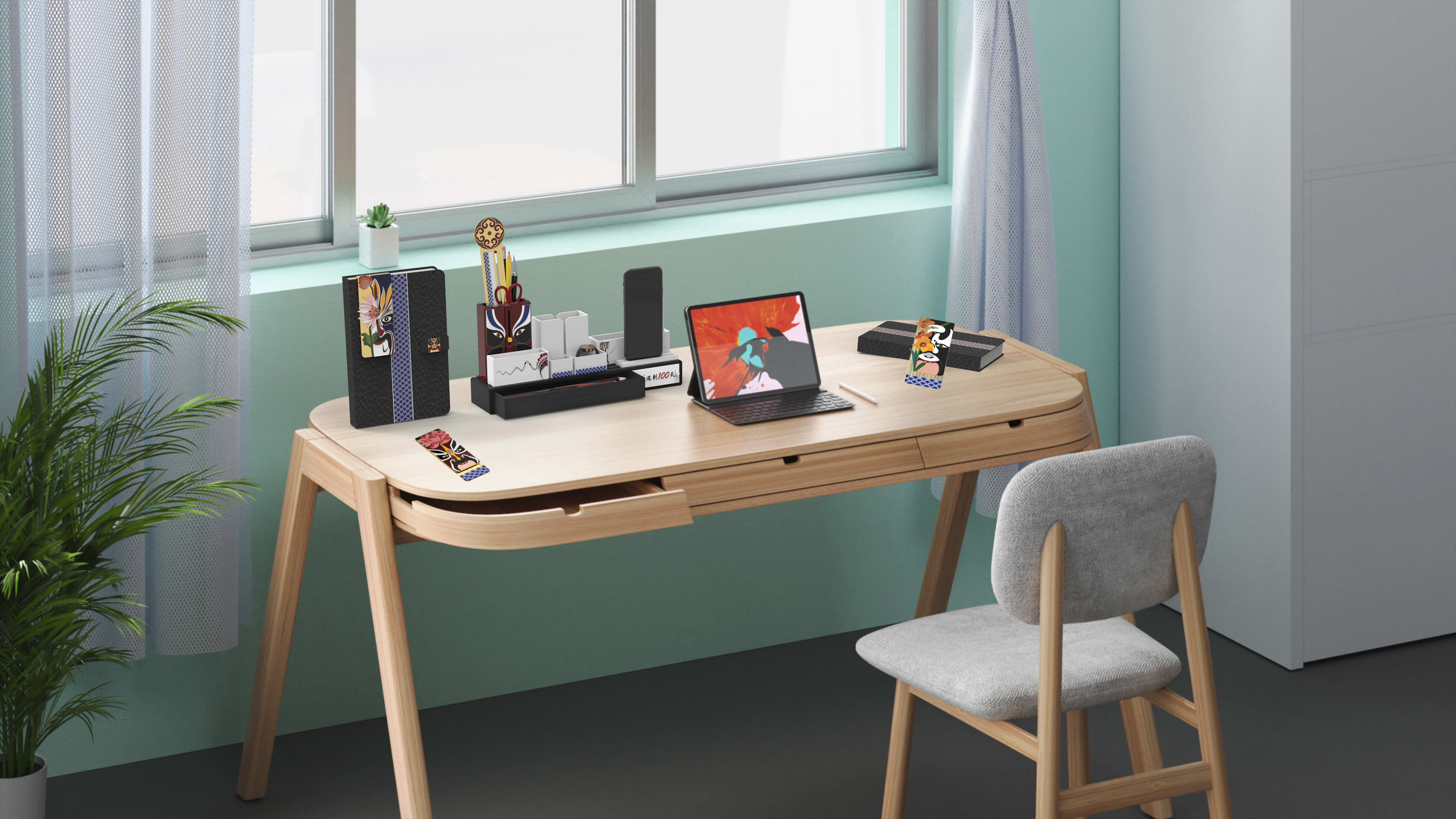 Cultural creation，Henan Opera，product design，Series products，Stationery design，