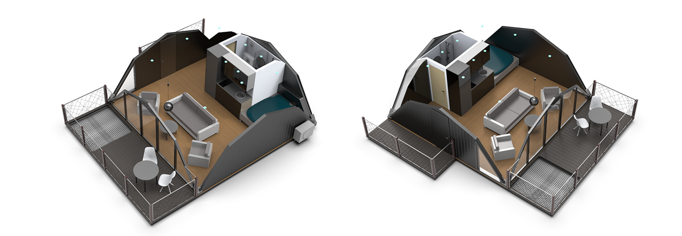 SpherEscape，Tent，outdoors，camping，