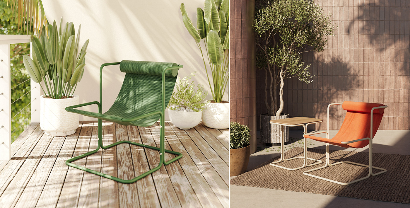 LITO Chair，deck chair，Home design，summer，