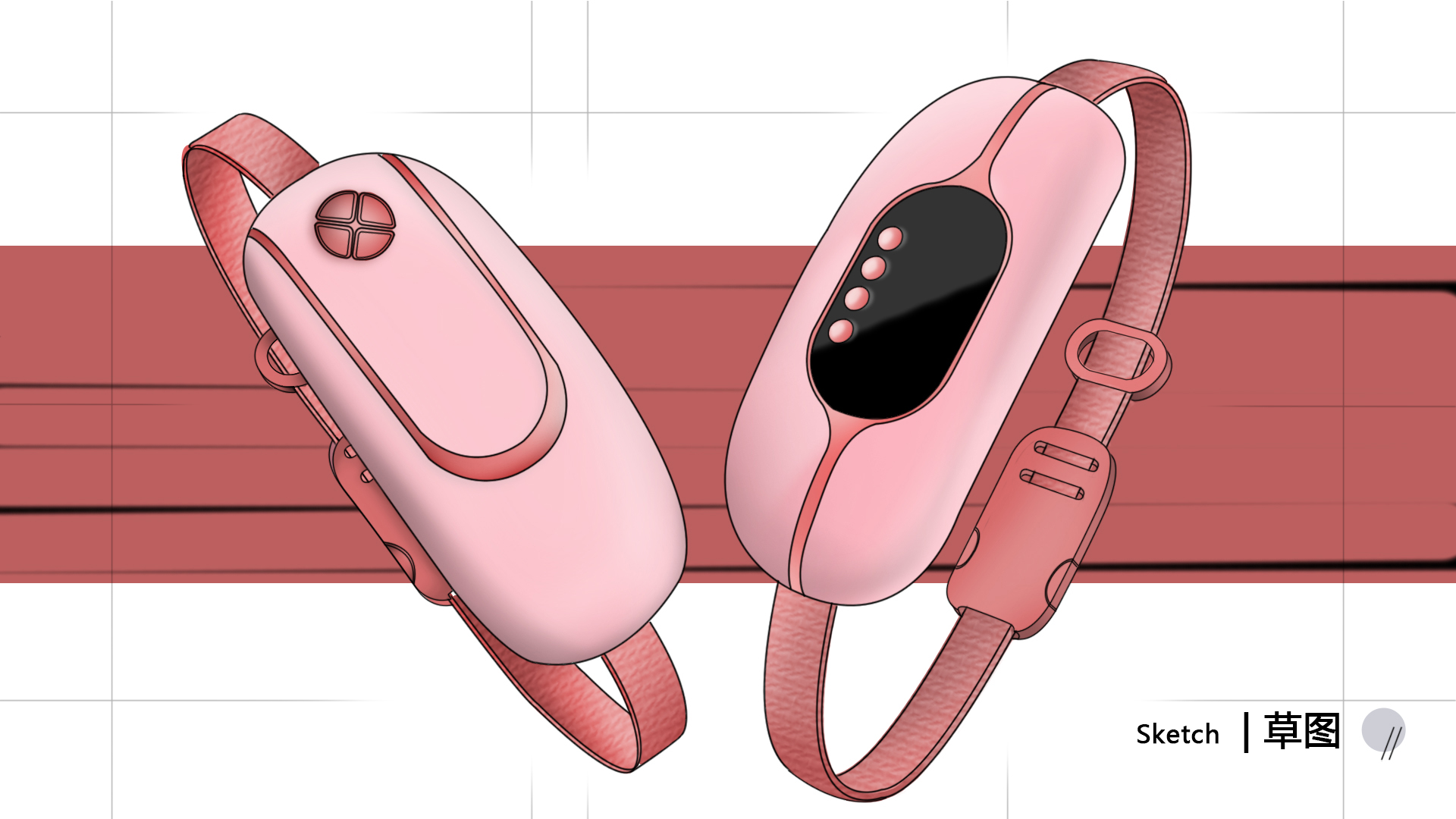 Warm palace belt，delicate，product design，sample reels，