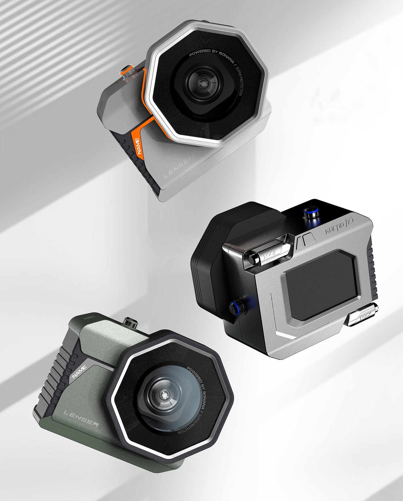 水下相机，相机保护壳，gopro，水下摄影，产品设计，外观设计，