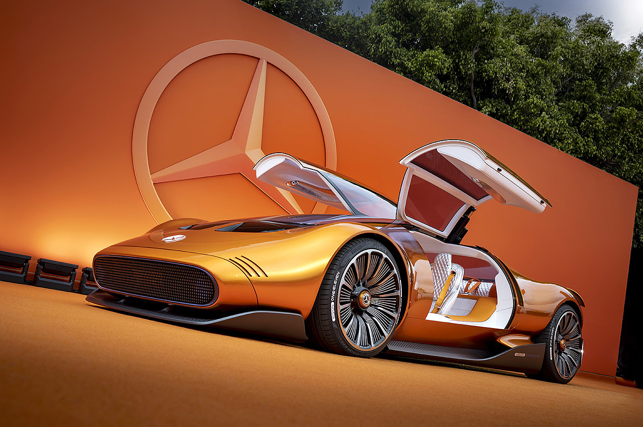 Benz，ONE-ELEVEN CONCEPT，High performance，electric vehicle，