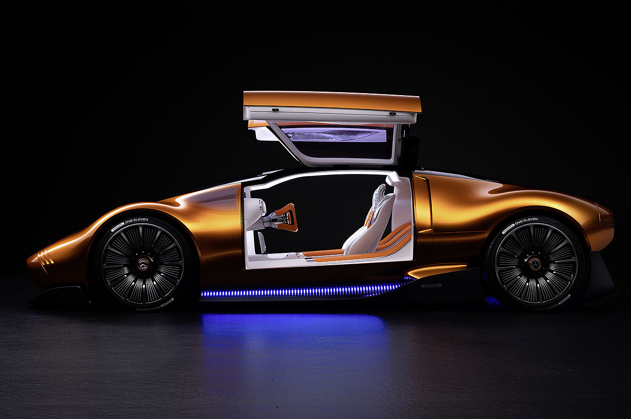 Benz，ONE-ELEVEN CONCEPT，High performance，electric vehicle，