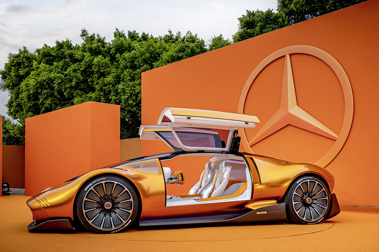 Benz，ONE-ELEVEN CONCEPT，High performance，electric vehicle，