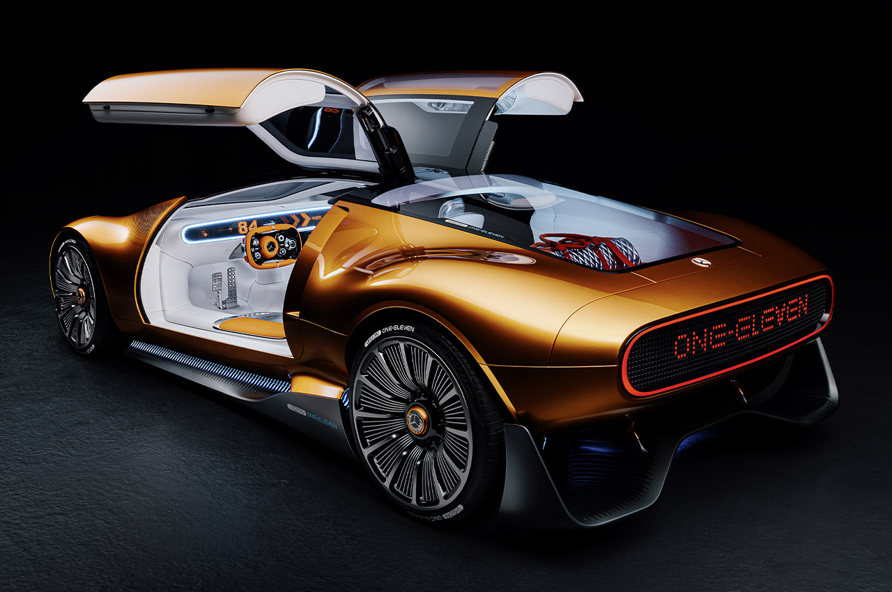 Benz，ONE-ELEVEN CONCEPT，High performance，electric vehicle，