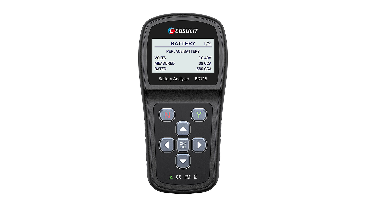 industrial design，product design，Dynamic design，CGLULIT，Battery Analyzer, BD715，Special maintenance tool for automobiles-SC630，