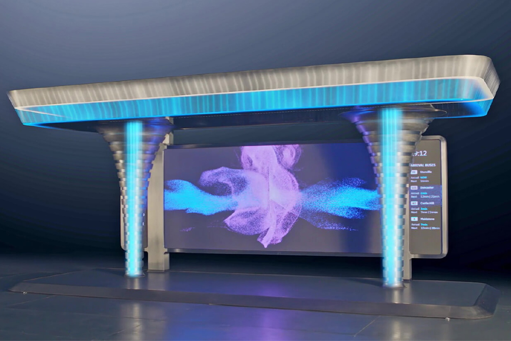 CAPS 2.0，Smart City Solutions，Intelligent bus shelter，air cleaner，