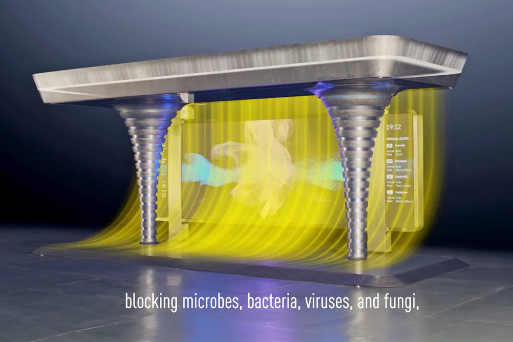 CAPS 2.0，Smart City Solutions，Intelligent bus shelter，air cleaner，