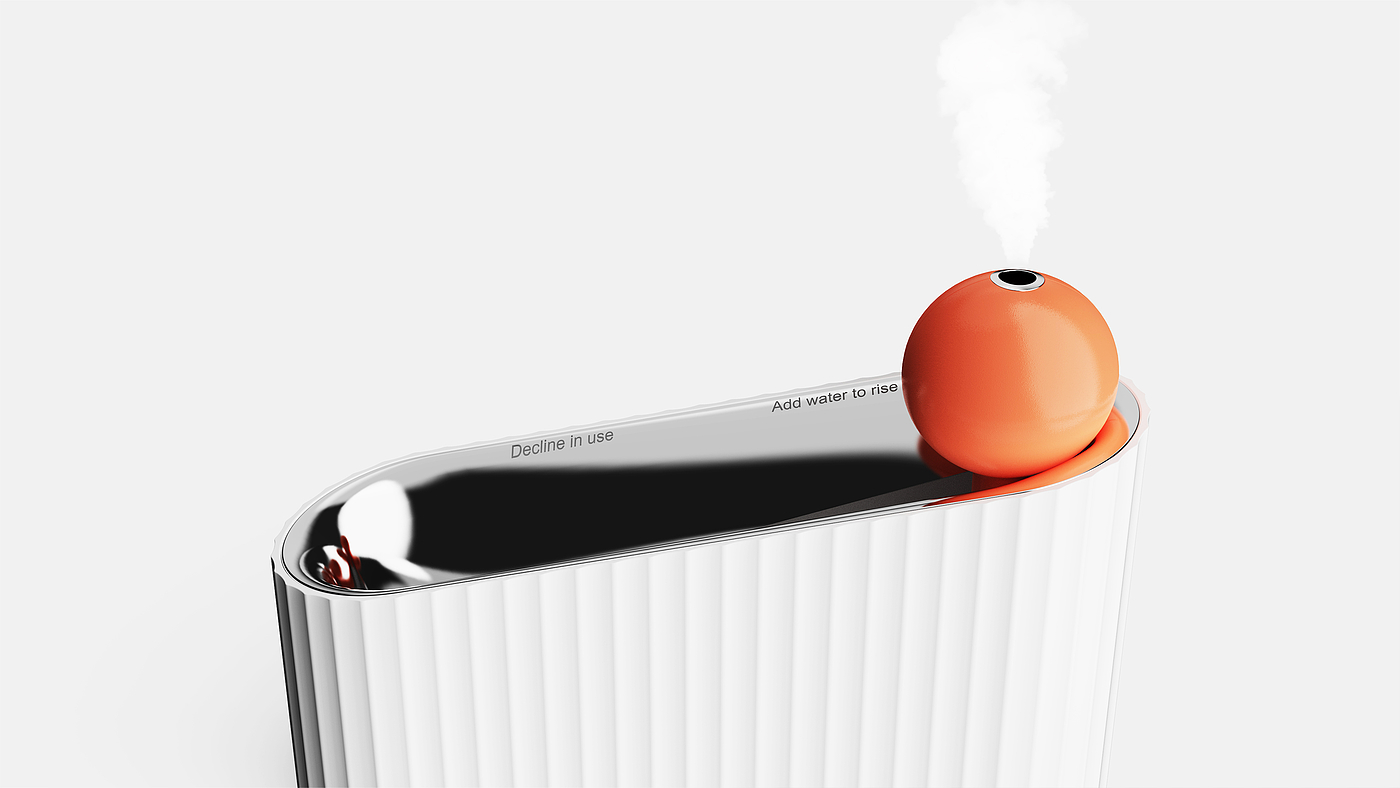 Humidifier，Desktop humidifier，product design，