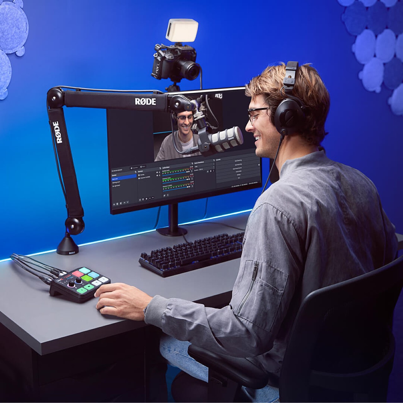 Video production，RØDE STREAMER X，Desktop Controller，