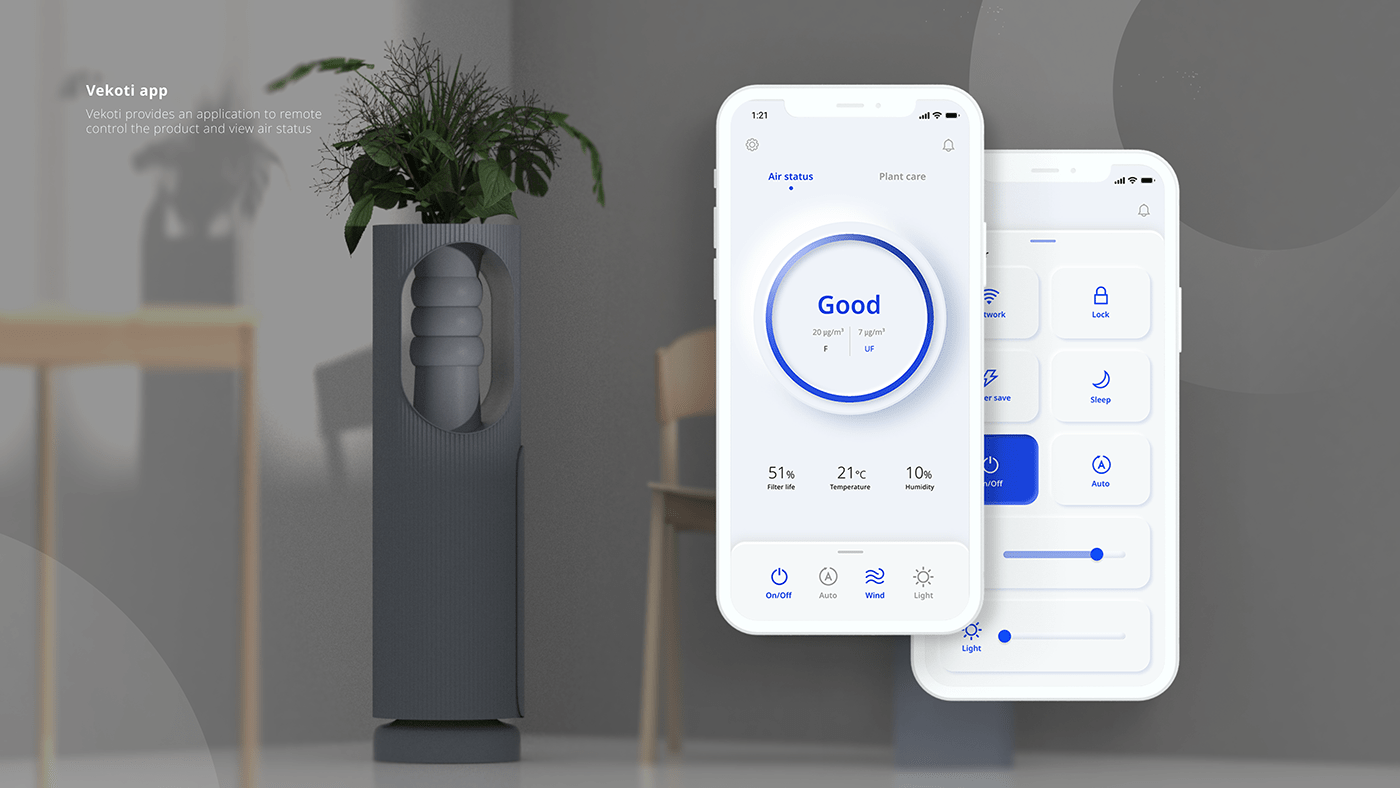 Vekoti，air cleaner，Plant customization，Double air purification，