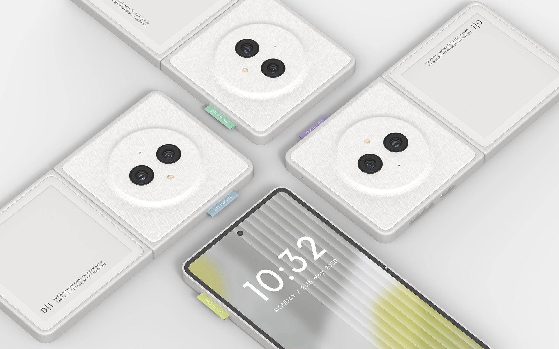 0/1 Phone，Folding mobile phone，