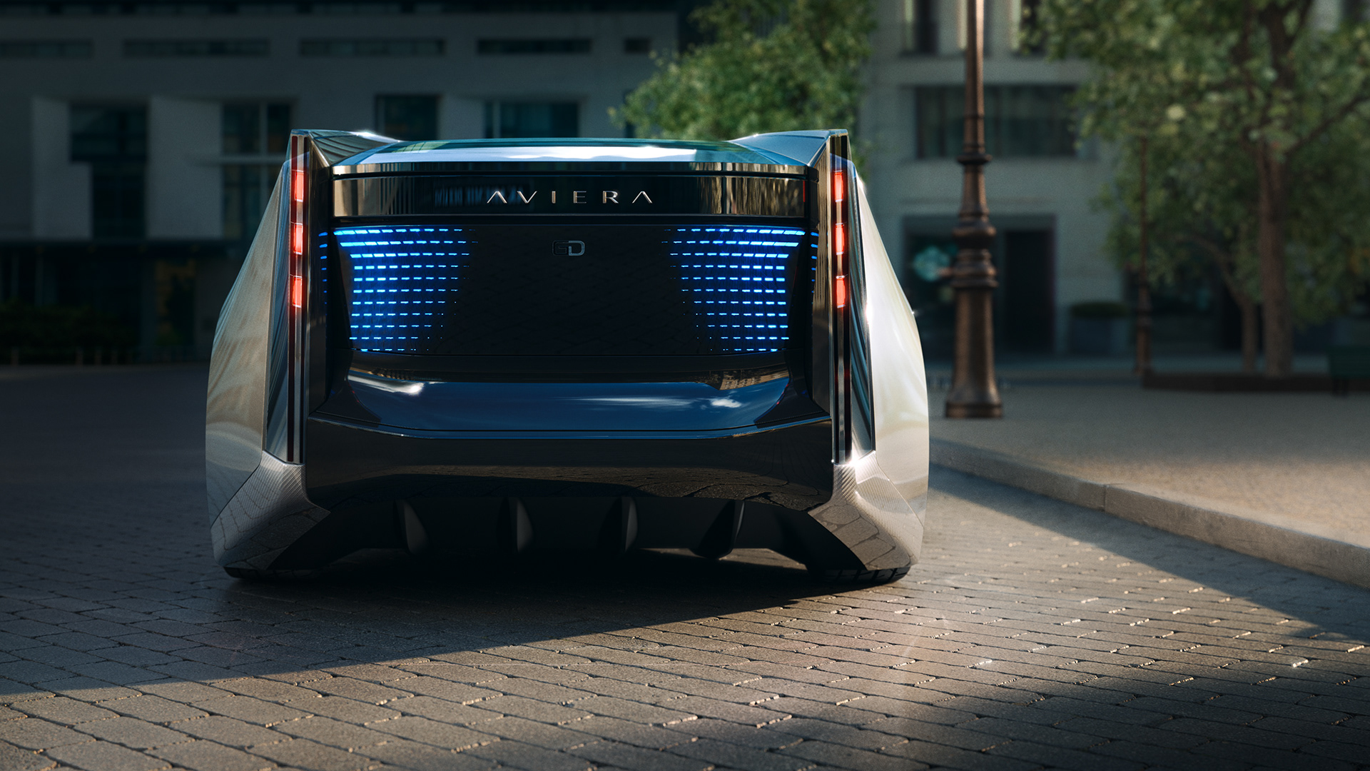 3D Scene，Berlin-Paris Square，