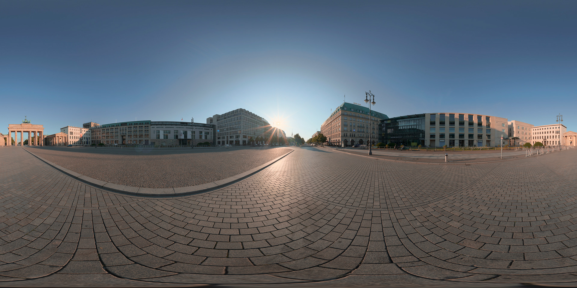 3D Scene，Berlin-Paris Square，