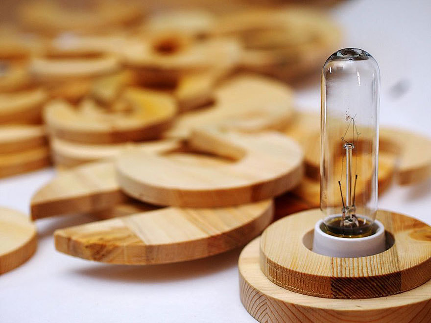 furniture，Home Furnishing，woodiness，Mushroom lamp，lamp，Transform，