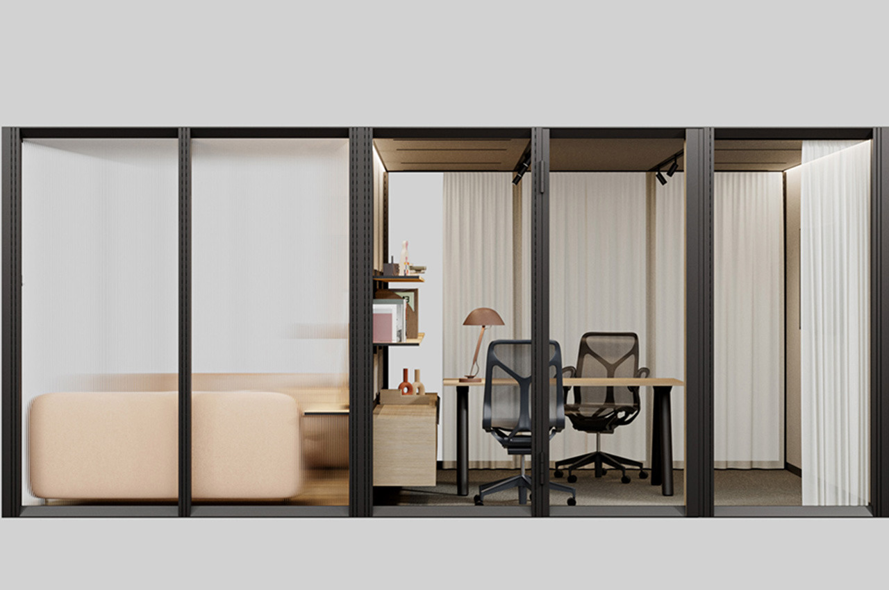 office，Recyclable，furniture design ，Mute，OMNIROOM，flexible，
