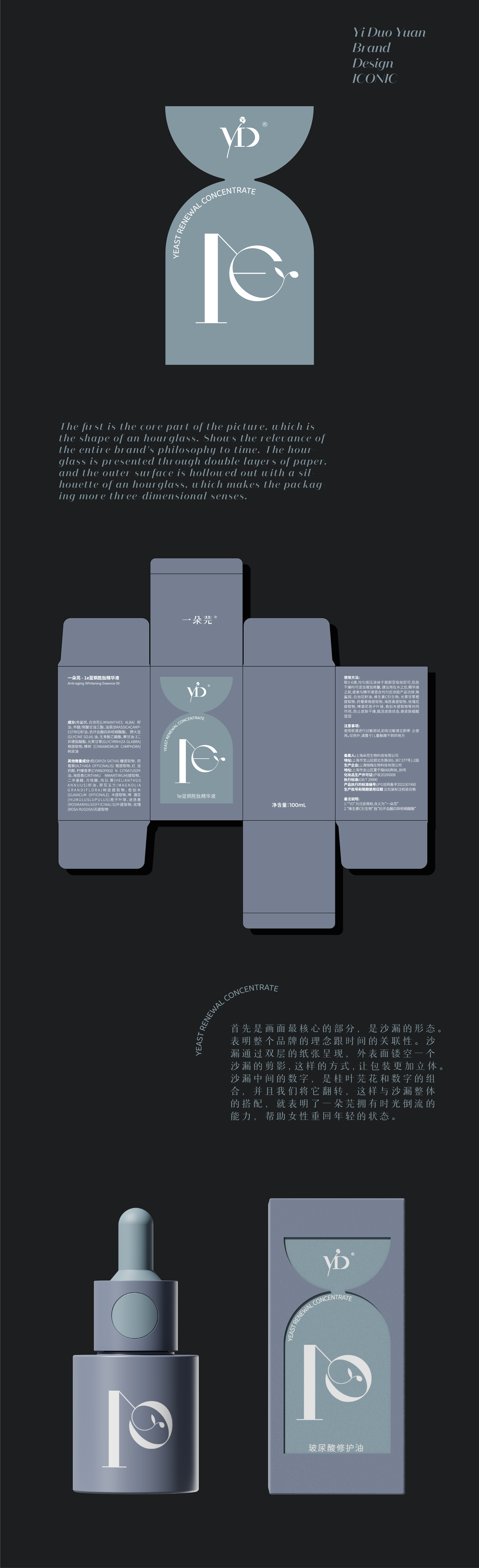 Skin Care Design，Cosmetic packaging，Medical beauty packaging，Efficacy of skin care，If award winning works，packing design，Molandi Packaging，New consumption，