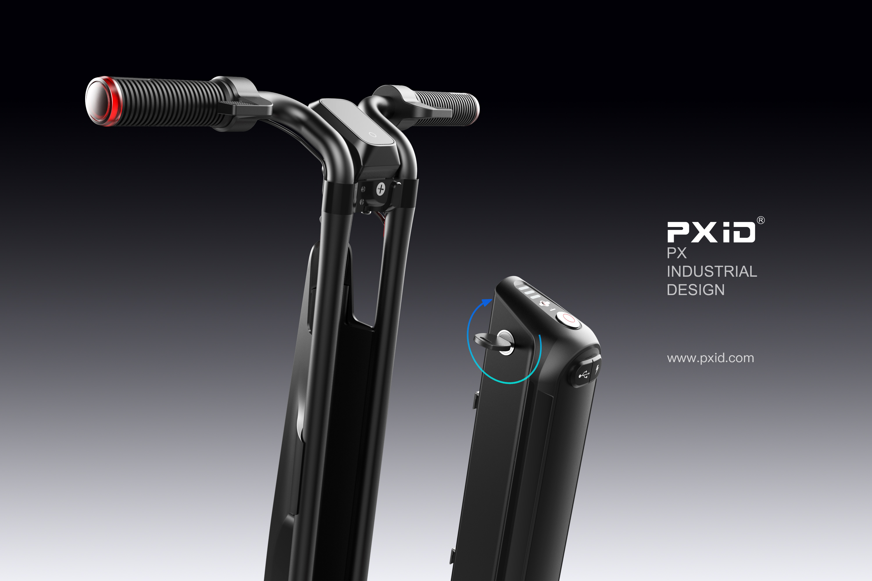 Product oriented industrial design，pxid，Design of walking tools for the elderly，Balance car design，Scooter design，Design of electric scooter，