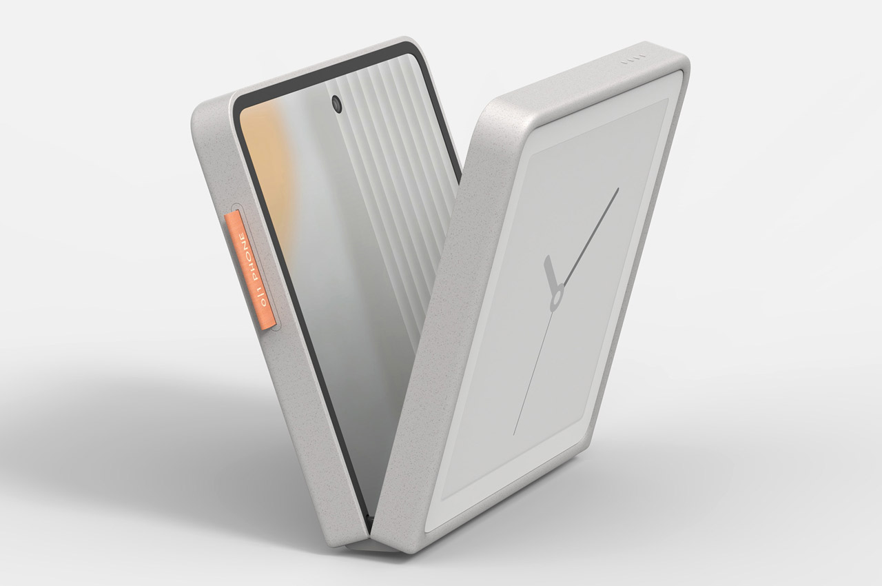 Folding mobile phone，Minimalist，Clock，fashion，Accessories，