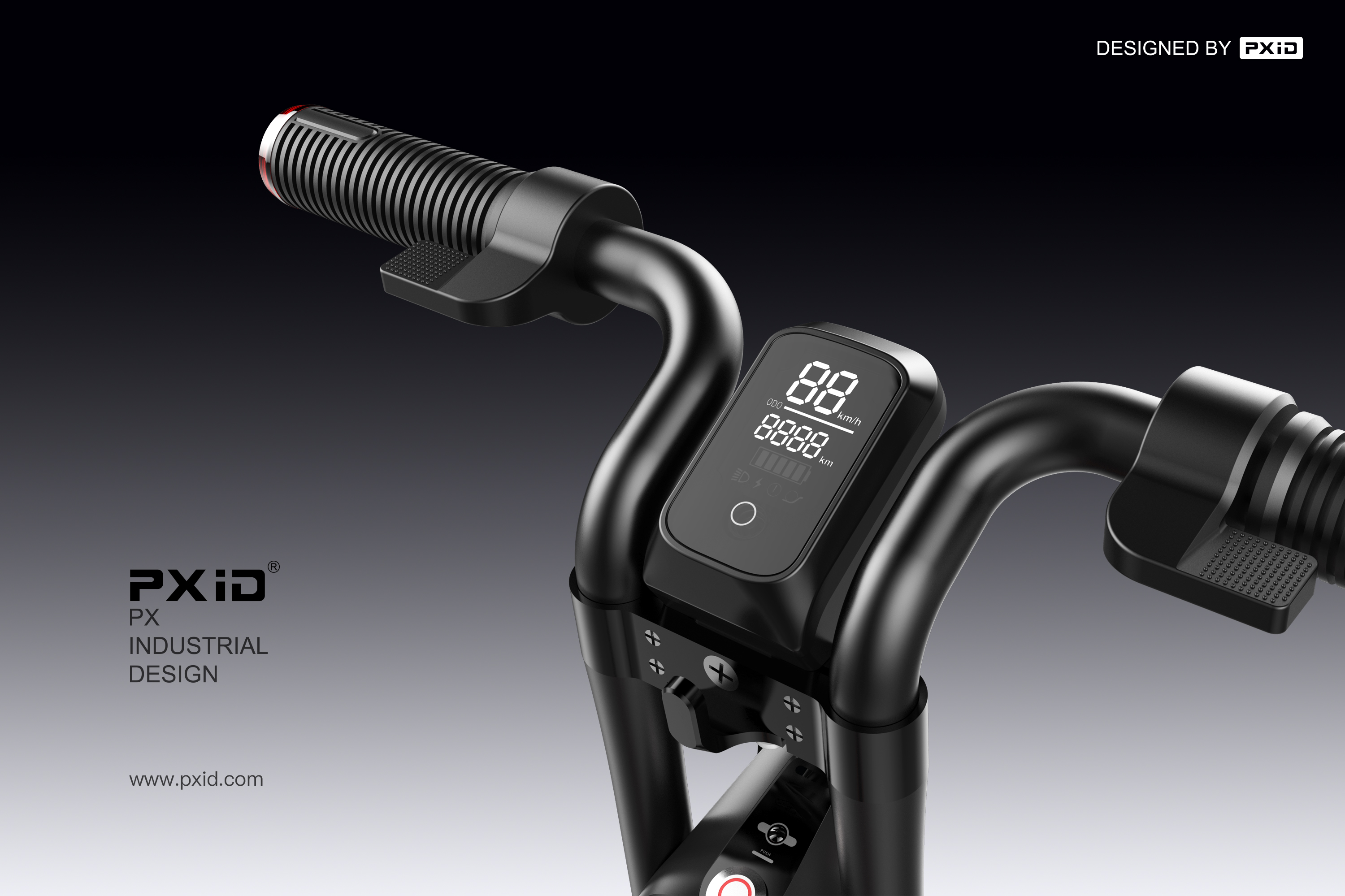 Product oriented industrial design，pxid，Design of walking tools for the elderly，Balance car design，Scooter design，Design of electric scooter，