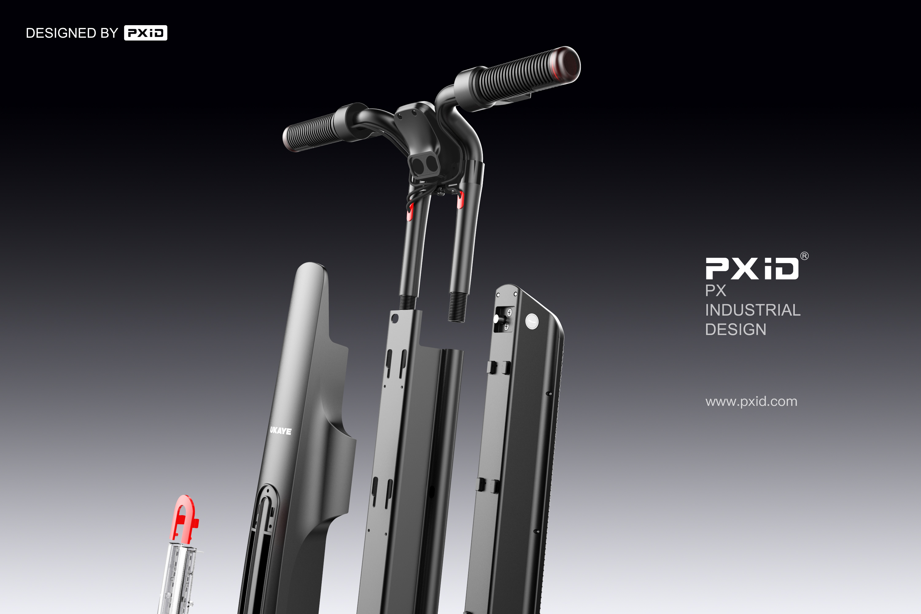 Product oriented industrial design，pxid，Design of walking tools for the elderly，Balance car design，Scooter design，Design of electric scooter，