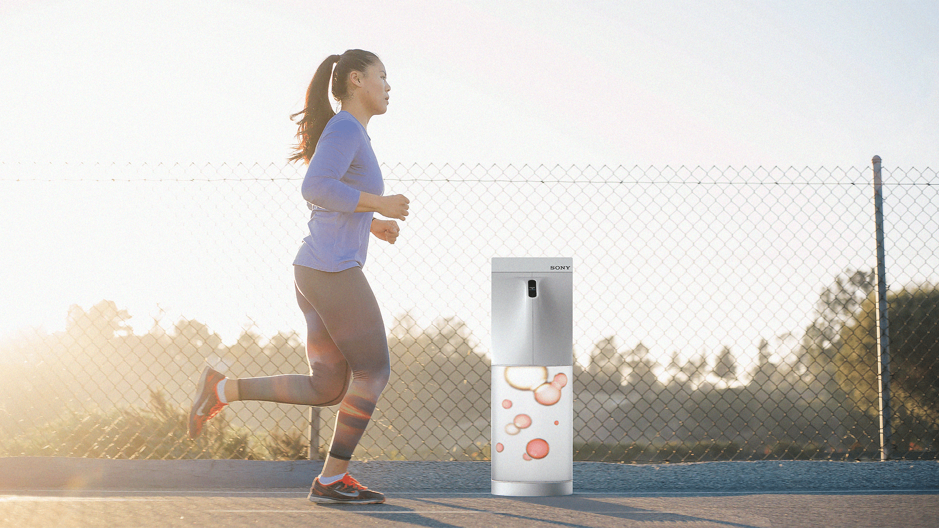 sony，WALKBIN，M-Z generations，trash can，environment protection，