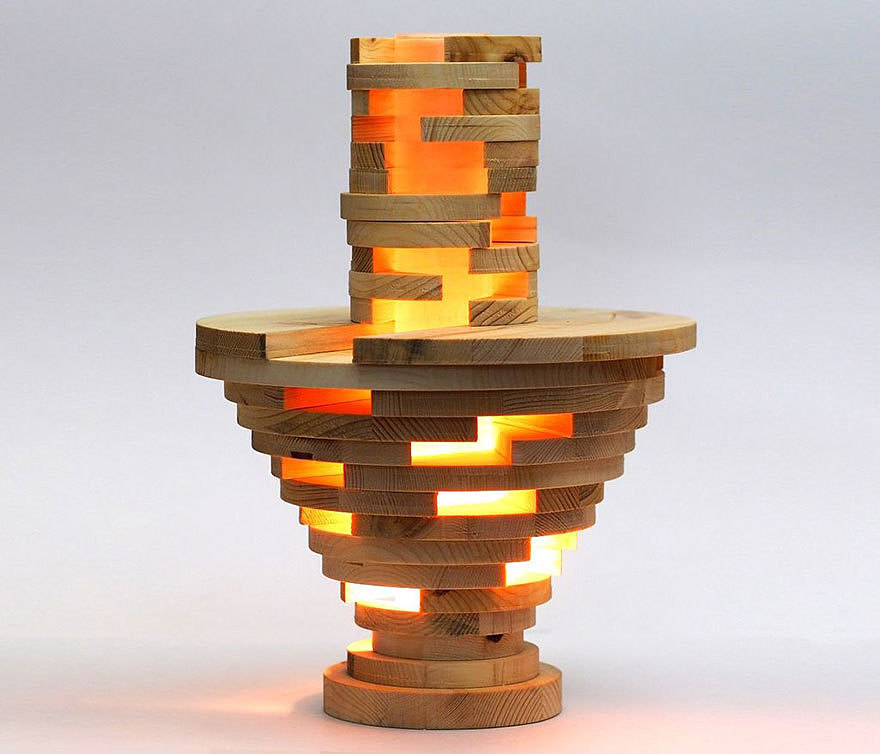 furniture，Home Furnishing，woodiness，Mushroom lamp，lamp，Transform，