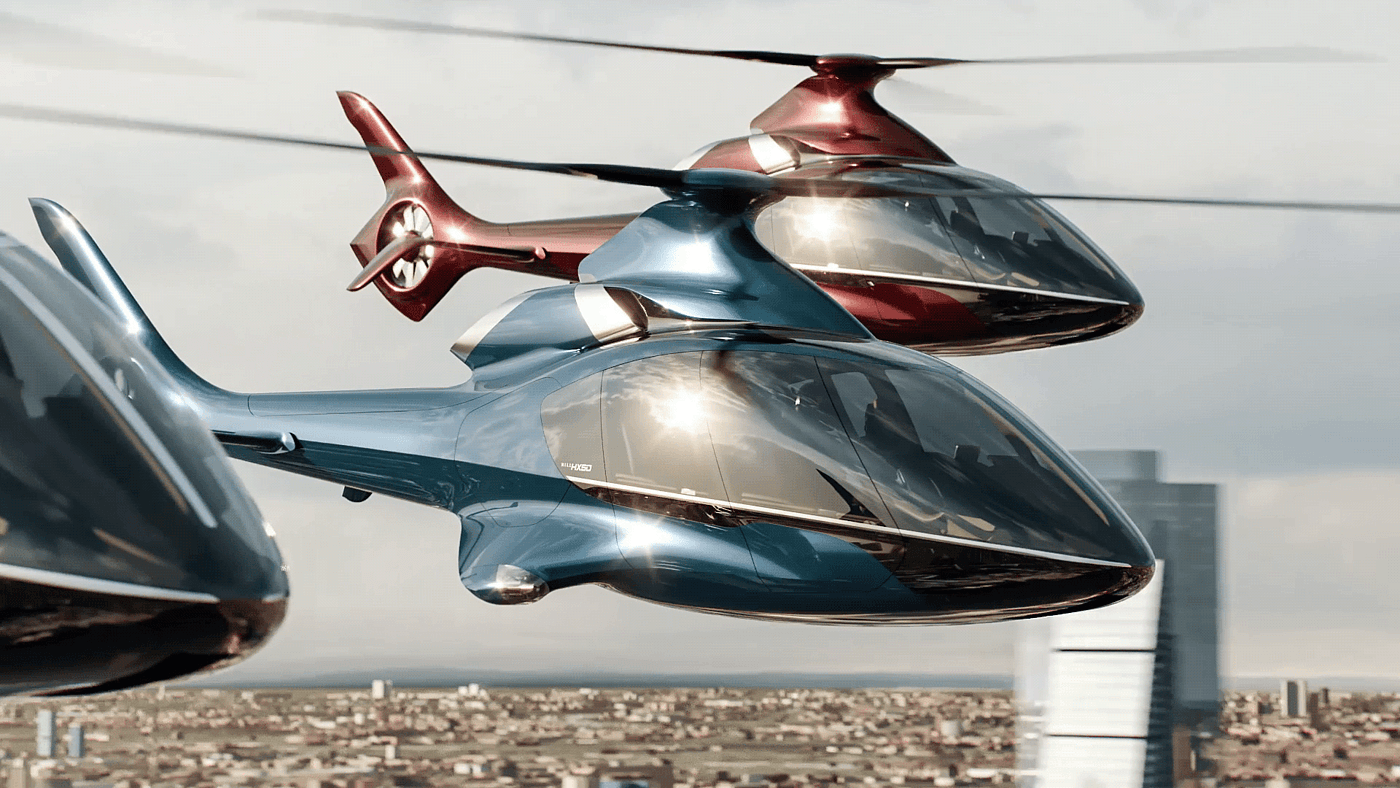 希尔HX50，直升机，Hill Helicopters，原型机，