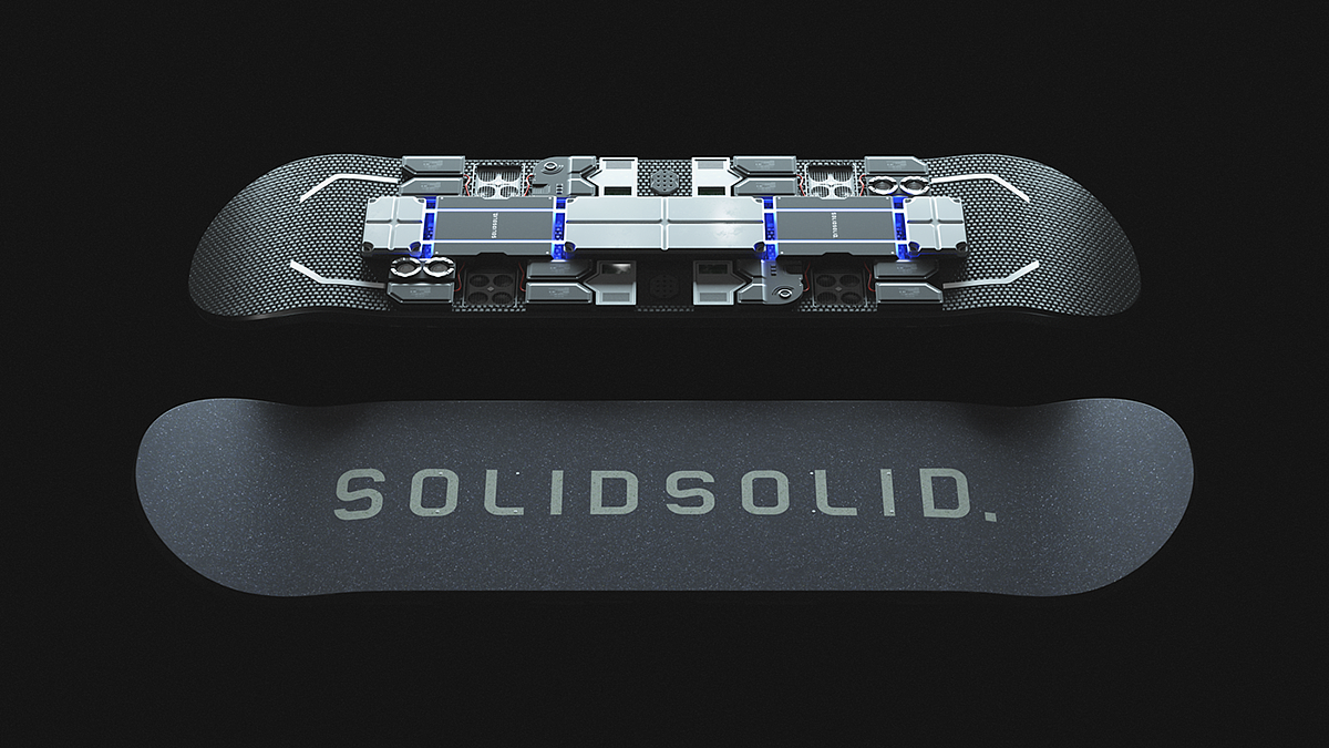 SOLIDSOLID，科幻，磁悬浮滑板，回到未来，概念设计，