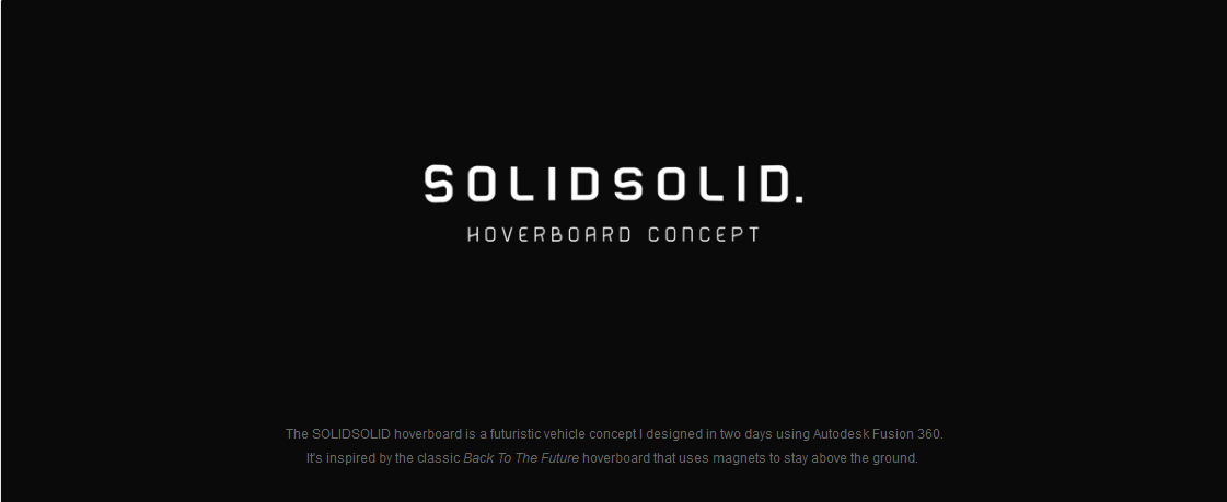 SOLIDSOLID，science fiction，Magnetic levitation slide，Back To The Future: The Game，conceptual design，