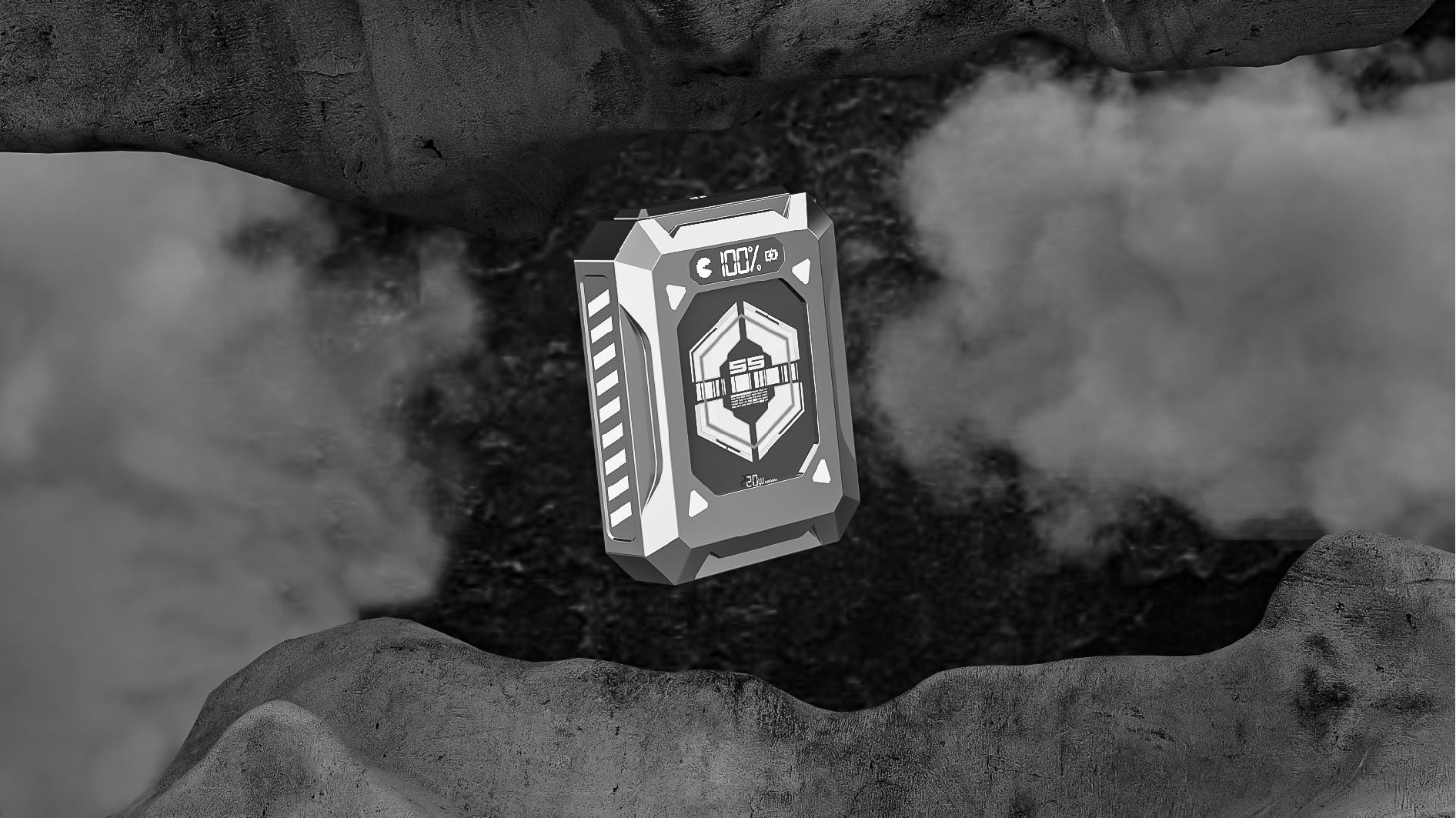 Magnetic attraction，portable source，Wireless charging treasure，portable battery，Tide play，